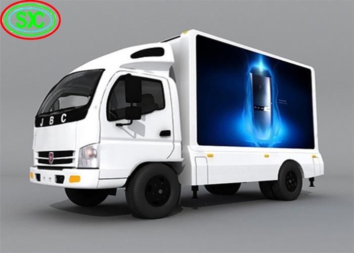 Große Größe P6 Lkw Led-Bildschirm Werbung für Auto / Van Außenwasserdichtes Kino