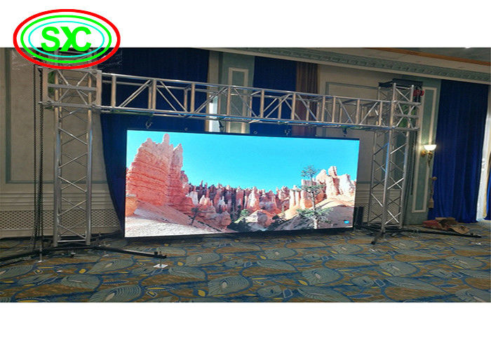 P3.91 P4.81 Kabinett der LED-Anzeigen-Mietplatten-500*1000mm Aluminun im Freien