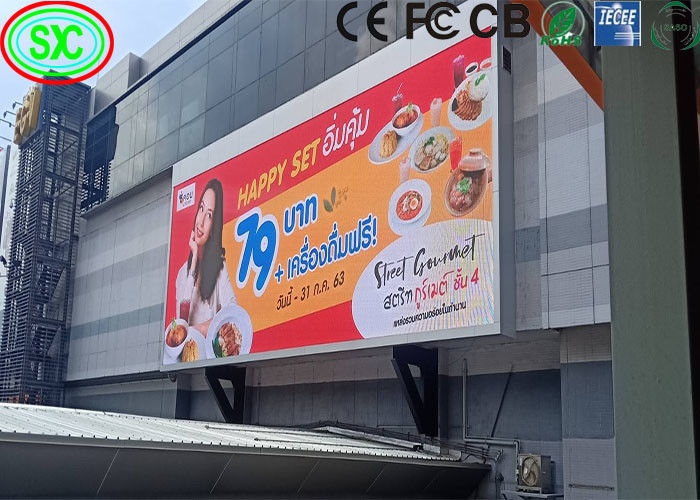 P3.91 Hochauflösende Farbbildschirm SMD für den Außenbereich mit LED-Aluminium-Druckguss SMD1921