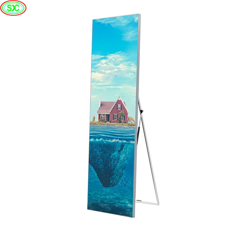 P3 Vollfarbiges Videodisplay Innenbereich LED-Display Stand Plakat LED-Bildschirm Spiegel Tragbarer Bildschirm
