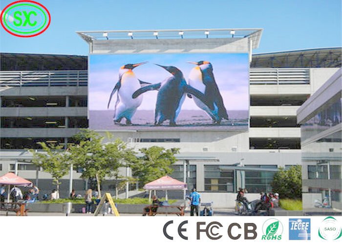 Outdoor-P6 SMD2727 1R1G1B 7000cd/m2 Vollfarbige LED-Panels für den Außenbereich Vollfarb-LED-Display