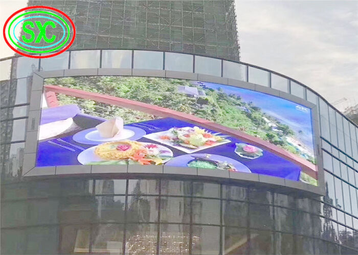 SMD RGB P10 farbenreiche geführte Anzeige der hohen Helligkeits-im Freien für die Werbung