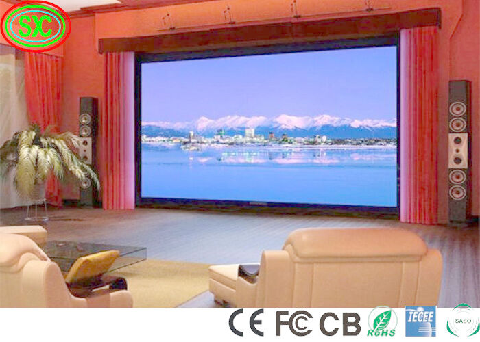 Farbenreiche ultra Videowand-Innenwerbung der hohen Auflösung 4K Bleischirm