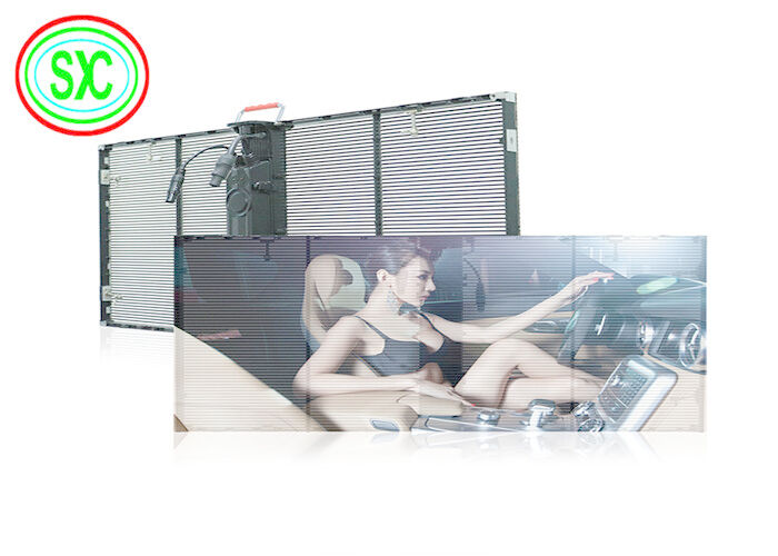 HD-Full-Colour-Video Werbung Led-Bildschirm G3.91-7.82 Innenfensterglas Transparent Led-Display