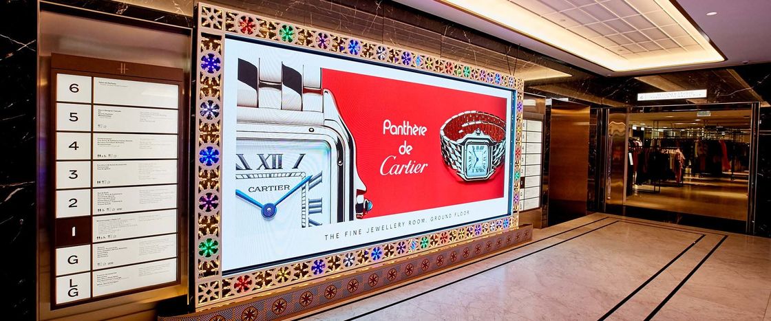 64*32 Modul Auflösung Festes LED-Display mit angepasster Gehäusegröße und 320*160mm Modulgröße