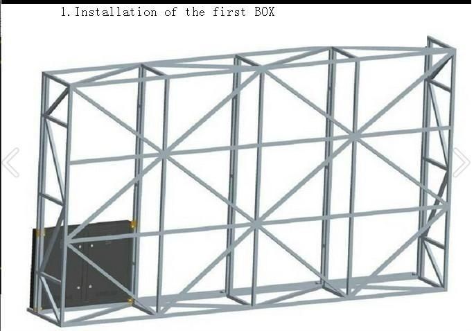 P10 Außen-LED-Bildschild 50000cd/m2 Helligkeit IP65 wasserdicht