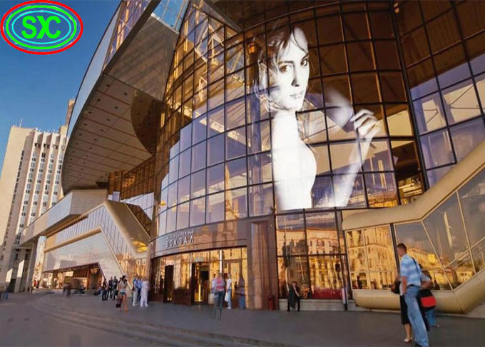 G3.91-7.82 Transparenter LED-Bildschirm mit SMD2121 und Fahrmethode Die ultimative Anzeigelösung