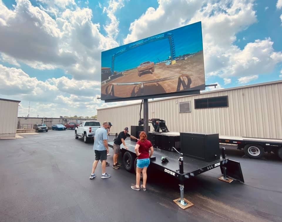 P6 Outdoor LED Display Panel 576x576mm IP65 Wasserdicht 5000cd/qm