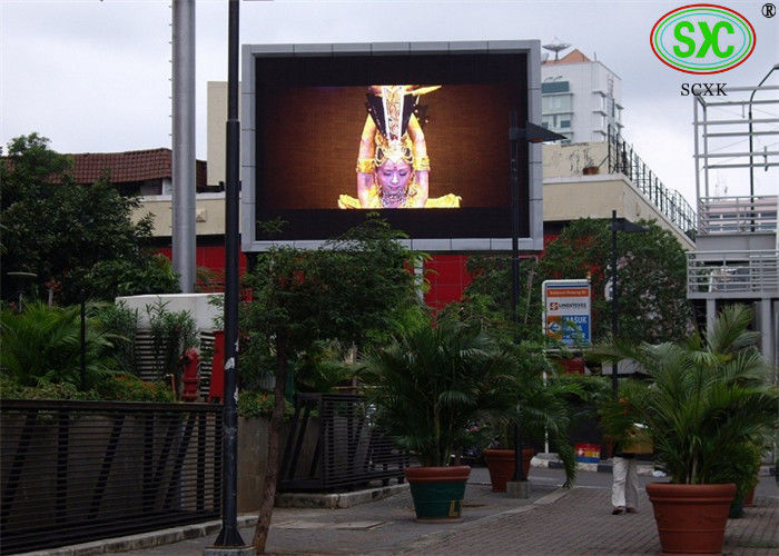 P20 1r1g1b Outdoor Full Color Led Billboard Display Bildschirm 8000cd / m2