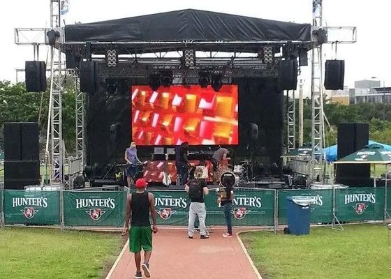 P10 Outdoor LED Werbebildschirm IP65 Wasserdicht 5000cd/㎡