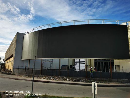 Hight Brightness P6 Outdoor LED Display Werbetafel 960 x 960 mm Eisenschrank