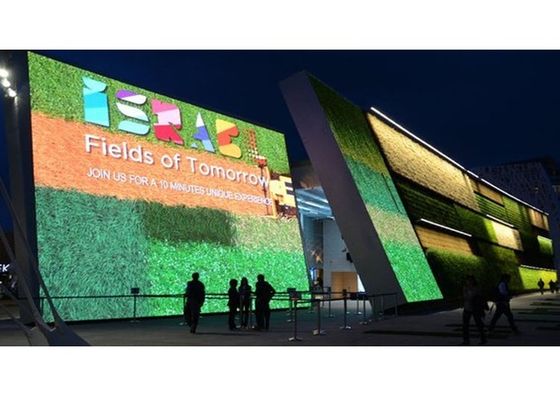 Guter Preis Vollfarbige P10 Outdoor LED-Anzeige, 5000 cd/m² Helligkeit, 10 mm Pixelabstand Online