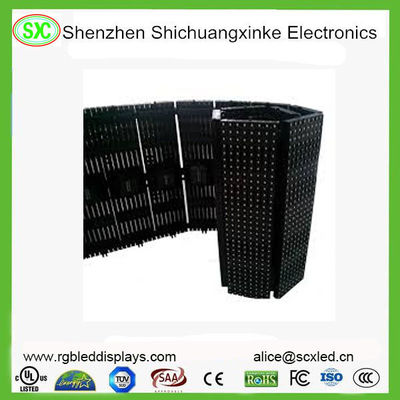 Guter Preis Weiche farbenreiche Schirme RGB-Stadiums-LED, rollende flexible geführte Schirmplatte 3G WIFI Steuerung Online