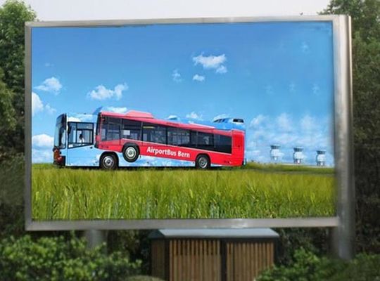 Guter Preis Stadion Highway Werbung Hohe Helligkeit Outdoor Vollfarbe P10 LED Video Wandplatte mit Spalte Online
