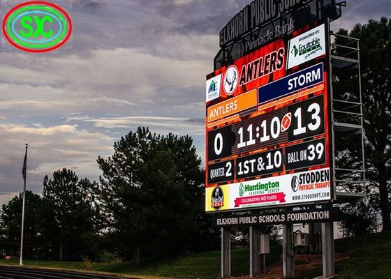Guter Preis 60Hz-Bildrate Sportstadion LED-Scoreboards aus kaltgewalztem Stahl für eine überlegene Konstruktion Online