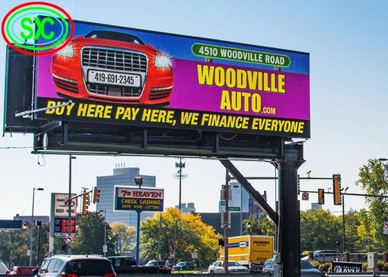 P10 IP67 Festbildschirm aus Aluminium, Werbebildschirm