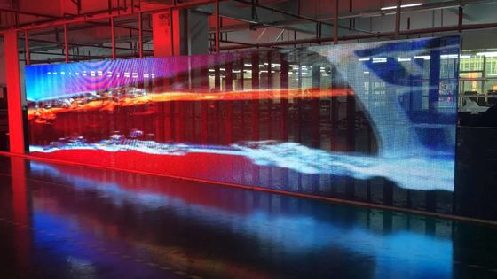 P3.91-7.82 Indoor Transparent Led Display Bildschirm SMD Vermietung Glasbildschirm Vollfarbe LED Bildschirm