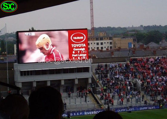 Guter Preis Programmierbares Videodarstellungsbrett P8 RGB Fußball-Ergebnis Live-Fernsehstadions-LED Online