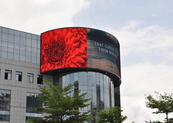 Guter Preis P8 Außenwasserdicht Wandkurve Flexible Videowerbung Led-Display Bildschirm Online