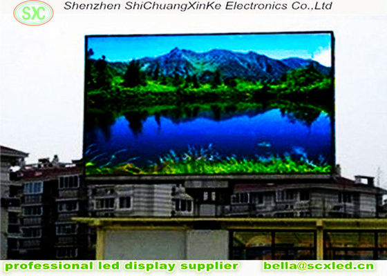Guter Preis Anpassbare Werbe-LED-Bildschirme 43222/m2 Pixeldichte 250*250mm Modulgröße Online