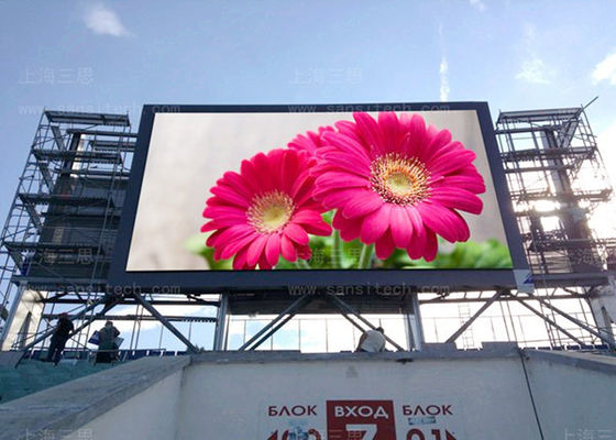 Guter Preis P6 Außenwasserdicht Vollfarb-LED-Display 6mm Pixel-Tonhöhe 5000cd/m2 Helligkeit Online