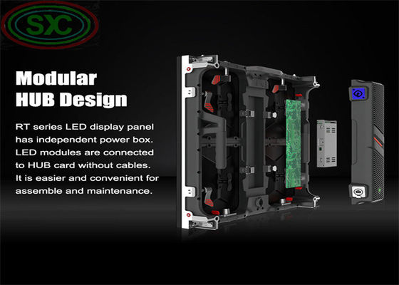 große hohe Helligkeit Indoor Led Billboard P3.91 Led Panel 500*500mm