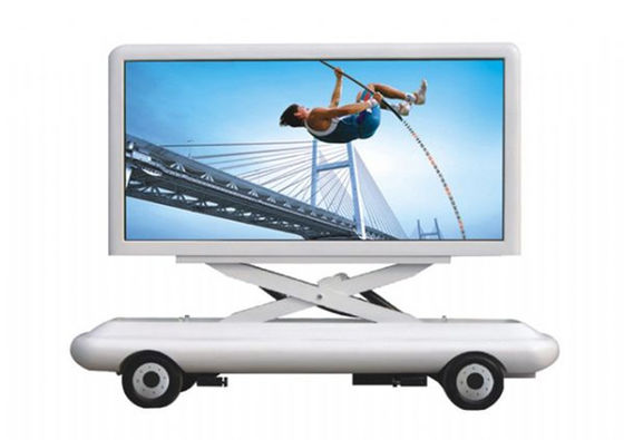 Guter Preis P10 Vollfarbiger mobiler LED-Bildschirm / Outdoor-LED-Video-Display für Werbung Online
