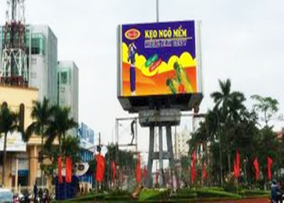 Qualität P10 Vollfarb-LED-Billboard für den Außenbereich, 10mm Pixel, IP65 wasserdicht Fabrik
