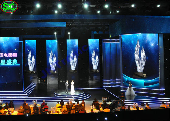 PORTABLE 3D P10 P6 RGB wasserdichte Mietled-Anzeige, geführte digitale Bildschirme