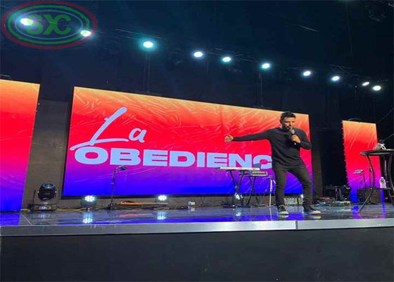 P3.91 Druckguss Aluminium Vermietung LED-Anzeige Leichtgewicht Anzeigenabstand 3-50 m