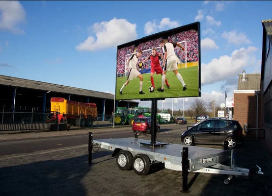 Guter Preis Hohe Helligkeit, hohe Auflösung Outdoor Full Color SMD LED Display Schlanker Schrank Online
