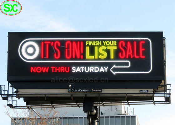 Ultra dünner RGB P6 P8 IP65 führte Werbungs-Anschlagtafeln mit Garantie 3-*Year