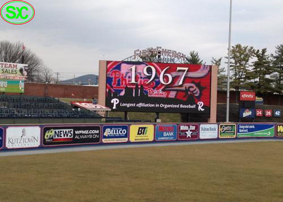 Farbenreiche geführte Anzeigen-Anschlagtafeln Elektronik-Digital P10 im Freien ultra dünn