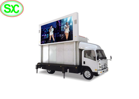 Guter Preis IP65 imprägniern bewegliche LKW LED-Anzeige 4mm mit Telefon-Fernbedienung Online