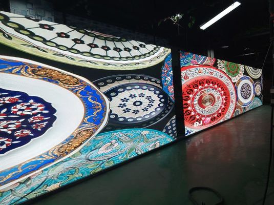 Miet-LED-Display-Panel High Definition 5000 Helligkeit Flexibles Display	Kommerzielle Werbe-LED-Anzeige