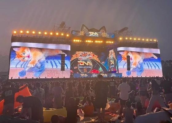 Druckguss Aluminiumbildschirm Festanlage/Vermietung Anpassungsfähiger P16 Außenwasserdichter LED-Bildschirm