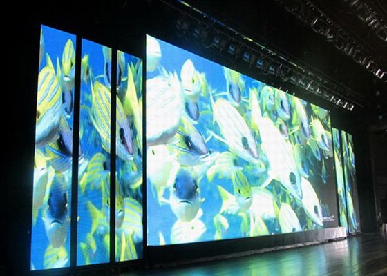 SMD-LED-Video-Bildschirm aus Druckguss-Aluminium P4 / Indoor-Stage-LED-Display mit einer Dichte von 62.500/m2