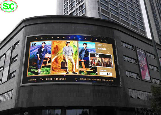 P10 im Freien führte Videoschirm wand-Anzeige RGB LED mit hoher Bildwiederholfrequenz