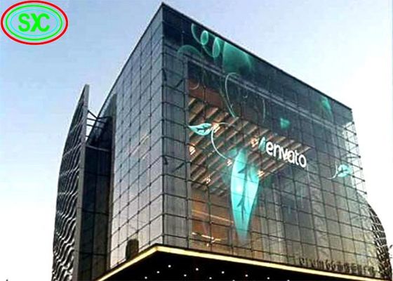 China Indoor P3.9-7.8 Vollfarbig Transparent Led Display Bildschirm Smd gekrümmt