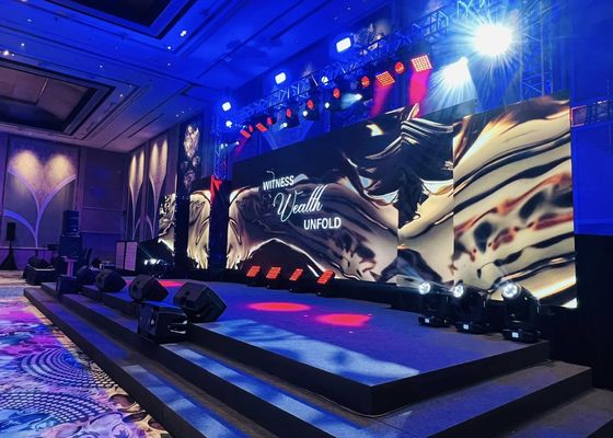 438 Watt/m2 Durchschnitt Verbrauch Miet LED-Display mit Druckguss-Aluminium-Schrank