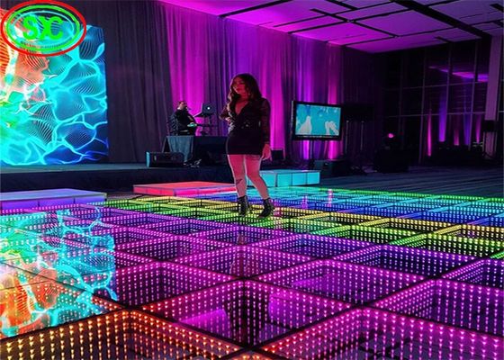 Guter Preis Tonch SMD3535 Sound Active DJ Led Disco Tanzfläche Warme weiße Strahlplatten Online