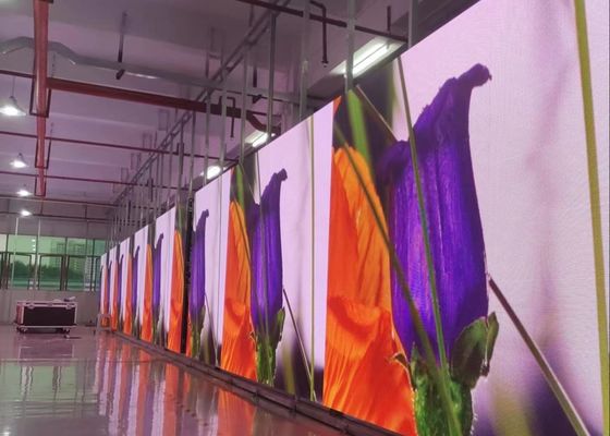 Guter Preis P3.91 Bühnenhintergrund Druckguss-Aluminium Softmodul HD wasserdichte LED-Werbetafel Drei Jahre Garantie Online