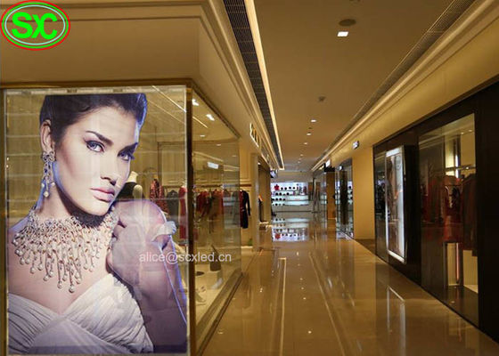 Guter Preis Hohe Helligkeit P6.25 transparenter LED-Anzeigen-GlasBildschirm Online