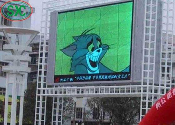 Vollfarbige P6 Außenhaus Straße Billboard Video Wand Großer LED Werbebildschirm