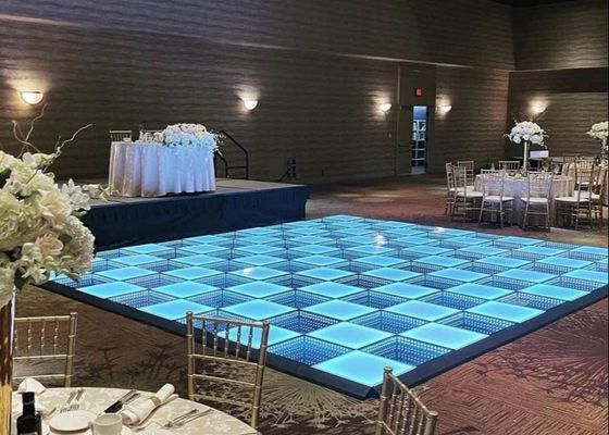Guter Preis P4.81 LED Tanzfläche Hochzeit Tanzfläche für Veranstaltung Party Magnet 3D LED-Full-Colour-Panels Online