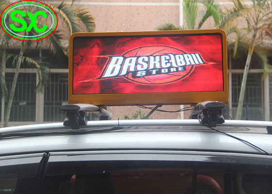 Guter Preis Zeichen-Anzeige P6 LED Auto-LED mit Fernsteuerungsdach des taxis 4G führte Anzeige Online