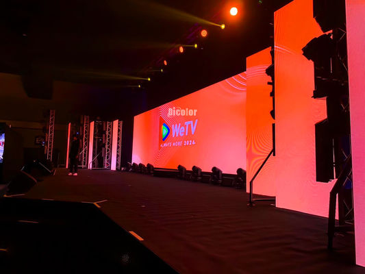 P4 Vollfarbwasserdicht HD LED Bühnenbildschirm Miete Drei Jahre Garantie