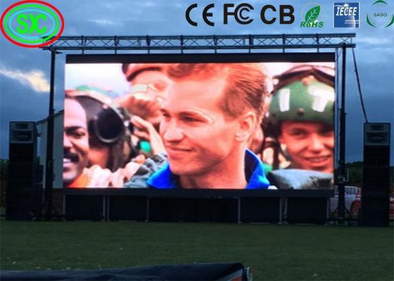 SMD2121 Außenwerbung Vollfarb-LED-Bildschirm 3 Jahre Garantie