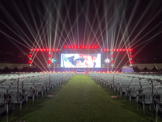 Anzeigen-Werbungs-Schirm-Festeinbau im Freien 1/2 Scam 8000mcd LED-P10