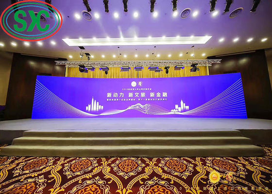 Guter Preis SMD2121 Indoor Curved Screen Vollfarbstahl 960 x 960mm Box RGB LED-Display Online